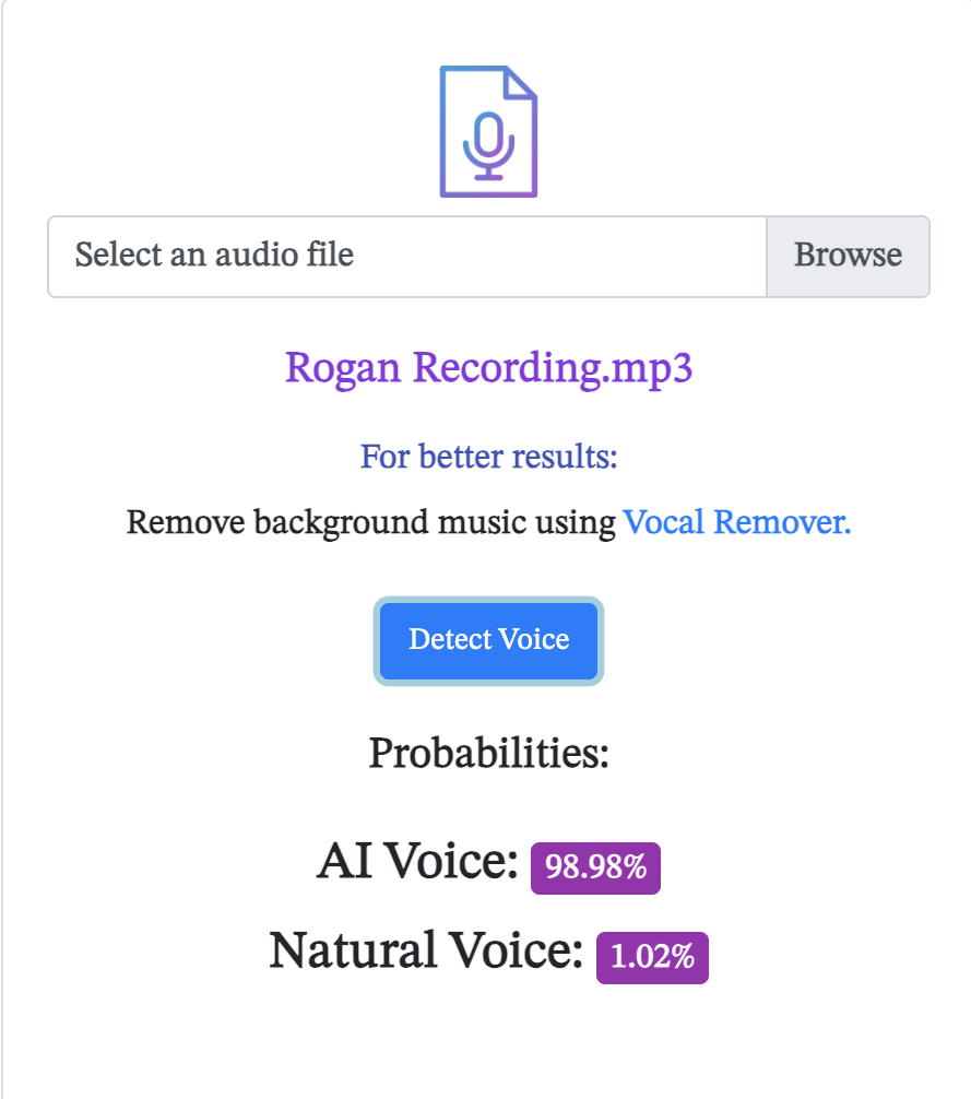 Rogan Recording